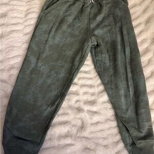 Green Tie-Dye Jogger Pants